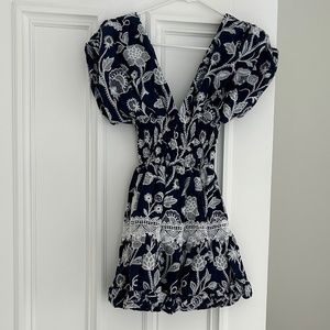 Waimari xs blue lace dress